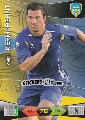Sticker Yann Kermorgant - FOOT 2010-2011. Adrenalyn XL n. 8 - Panini