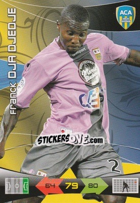 Sticker Franck Dja Djedje - FOOT 2010-2011. Adrenalyn XL n. 9 - Panini