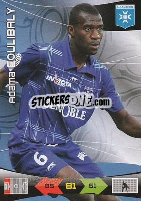 Sticker Adama Coulibaly - FOOT 2010-2011. Adrenalyn XL n. 14 - Panini