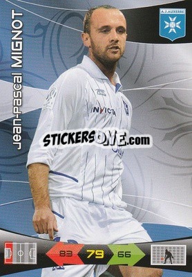 Cromo Jean-Pascal Mignot - FOOT 2010-2011. Adrenalyn XL n. 17 - Panini
