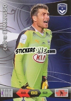 Sticker Cedric Carrasso - FOOT 2010-2011. Adrenalyn XL - Panini