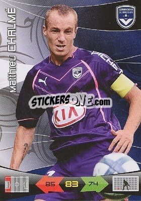 Sticker Matthieu Chalme - FOOT 2010-2011. Adrenalyn XL n. 28 - Panini
