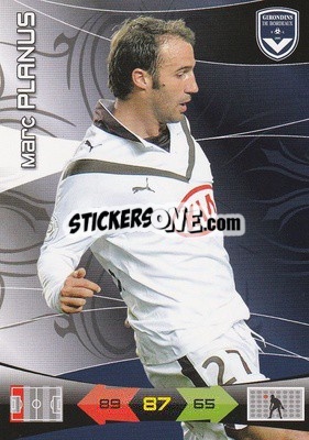 Sticker Marc Planus - FOOT 2010-2011. Adrenalyn XL - Panini