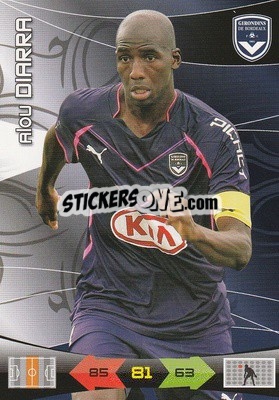 Sticker Alou Diarra - FOOT 2010-2011. Adrenalyn XL - Panini