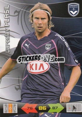 Sticker Jaroslav Plasil - FOOT 2010-2011. Adrenalyn XL n. 34 - Panini