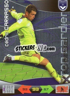 Sticker Cedric Carrasso - FOOT 2010-2011. Adrenalyn XL - Panini