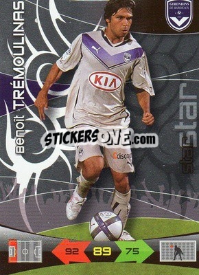 Sticker Benoît Tremoulinas - FOOT 2010-2011. Adrenalyn XL - Panini