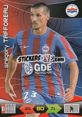 Sticker Gregory Tafforeau - FOOT 2010-2011. Adrenalyn XL n. 55 - Panini