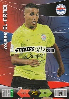 Sticker Youssef El-Arabi - FOOT 2010-2011. Adrenalyn XL n. 60 - Panini