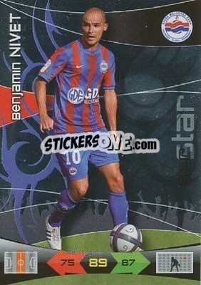 Sticker Benjamin Nivet - FOOT 2010-2011. Adrenalyn XL n. 63 - Panini