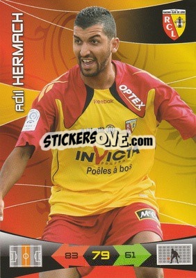 Cromo Adil Hermach - FOOT 2010-2011. Adrenalyn XL - Panini