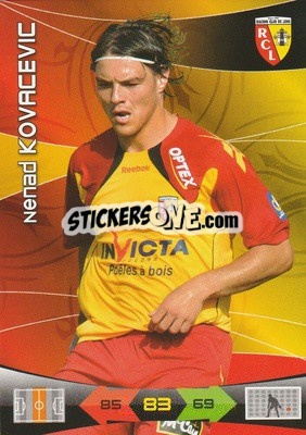 Sticker Nenad Kovacevic - FOOT 2010-2011. Adrenalyn XL n. 70 - Panini