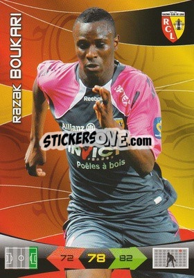 Sticker Razak Boukari - FOOT 2010-2011. Adrenalyn XL n. 72 - Panini