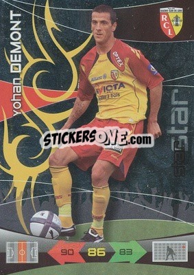 Cromo Yohan Demont - FOOT 2010-2011. Adrenalyn XL n. 77 - Panini