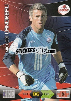 Sticker Mickael Landreau - FOOT 2010-2011. Adrenalyn XL - Panini