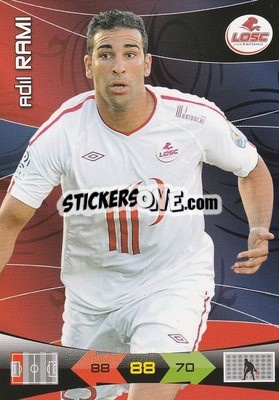 Sticker Adil Rami - FOOT 2010-2011. Adrenalyn XL n. 82 - Panini