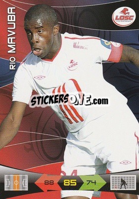 Sticker Rio Mavuba - FOOT 2010-2011. Adrenalyn XL n. 86 - Panini