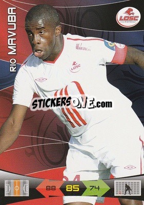 Sticker Rio Mavuba - FOOT 2010-2011. Adrenalyn XL - Panini