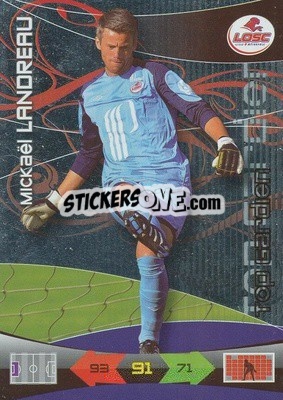 Sticker Mickael Landreau - FOOT 2010-2011. Adrenalyn XL n. 90 - Panini