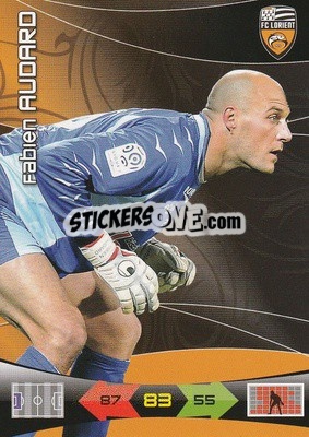 Sticker Fabien Audard - FOOT 2010-2011. Adrenalyn XL n. 93 - Panini