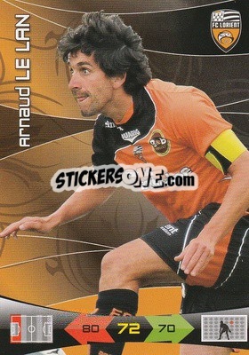 Figurina Arnaud Le Lan - FOOT 2010-2011. Adrenalyn XL n. 96 - Panini