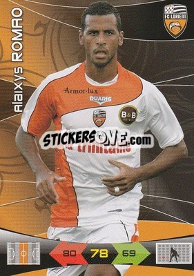 Sticker Alaixys Romao - FOOT 2010-2011. Adrenalyn XL n. 100 - Panini