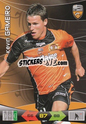 Cromo Kevin Gameiro - FOOT 2010-2011. Adrenalyn XL - Panini