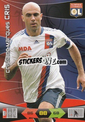 Sticker Cristiano Marques Cris - FOOT 2010-2011. Adrenalyn XL n. 109 - Panini