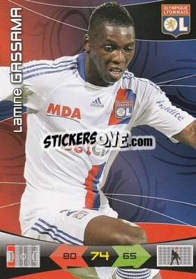 Sticker Lamine Gassama - FOOT 2010-2011. Adrenalyn XL n. 110 - Panini