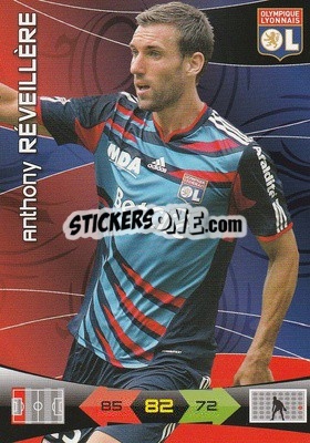Sticker Anthony Reveillere - FOOT 2010-2011. Adrenalyn XL n. 111 - Panini