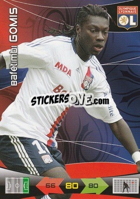Sticker Bafetimbi Gomis - FOOT 2010-2011. Adrenalyn XL n. 118 - Panini
