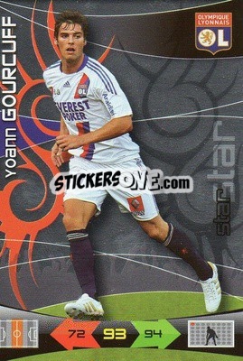 Sticker Yoann Gourcuff - FOOT 2010-2011. Adrenalyn XL - Panini