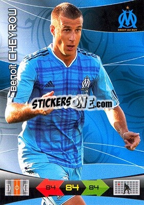 Sticker Benoît Cheyrou - FOOT 2010-2011. Adrenalyn XL n. 129 - Panini