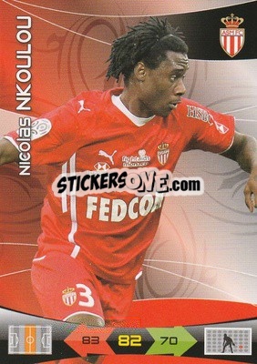 Sticker Nicolas Nkoulou - FOOT 2010-2011. Adrenalyn XL - Panini