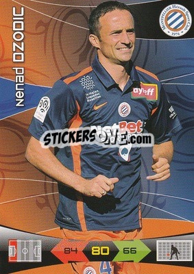 Sticker Nenad Ozodic - FOOT 2010-2011. Adrenalyn XL n. 155 - Panini