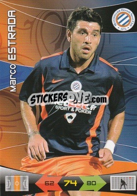 Sticker Marco Estrada - FOOT 2010-2011. Adrenalyn XL - Panini