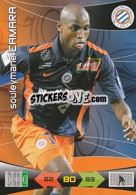 Sticker Souleymane Camara - FOOT 2010-2011. Adrenalyn XL - Panini