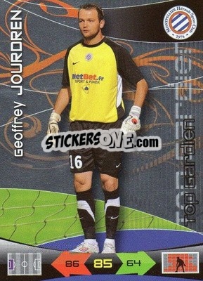 Sticker Geoffrey Jourdren - FOOT 2010-2011. Adrenalyn XL - Panini