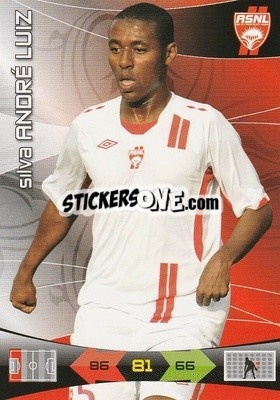 Figurina Silva Andre Luiz - FOOT 2010-2011. Adrenalyn XL - Panini