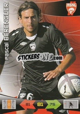 Sticker Pascal Berenguer - FOOT 2010-2011. Adrenalyn XL - Panini
