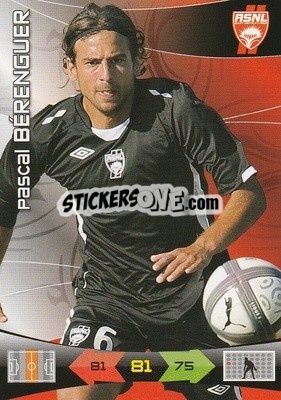 Sticker Pascal Berenguer - FOOT 2010-2011. Adrenalyn XL n. 174 - Panini