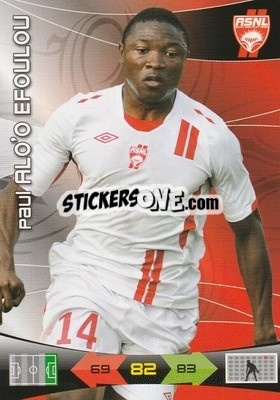 Figurina Paul Alo'o Efoulou - FOOT 2010-2011. Adrenalyn XL n. 176 - Panini