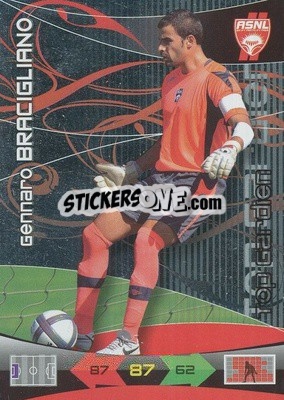 Sticker Gennaro Bracigliano - FOOT 2010-2011. Adrenalyn XL n. 178 - Panini