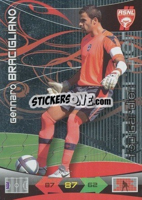 Figurina Gennaro Bracigliano - FOOT 2010-2011. Adrenalyn XL - Panini