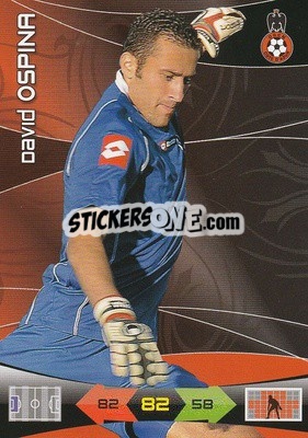 Sticker David Ospina - FOOT 2010-2011. Adrenalyn XL n. 181 - Panini