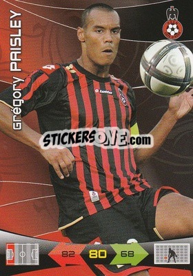 Sticker Gregory Paisley - FOOT 2010-2011. Adrenalyn XL n. 184 - Panini