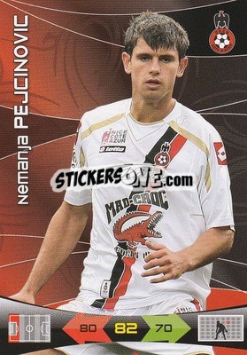 Sticker Nemanja Pejcinovic - FOOT 2010-2011. Adrenalyn XL n. 185 - Panini