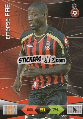Figurina Emerse Fre - FOOT 2010-2011. Adrenalyn XL n. 186 - Panini