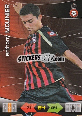 Cromo Anthony Mounier - FOOT 2010-2011. Adrenalyn XL - Panini