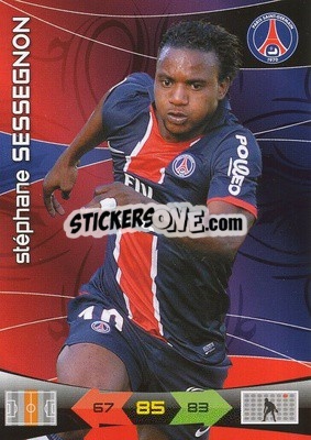 Sticker Stephane Sessegnon - FOOT 2010-2011. Adrenalyn XL n. 204 - Panini